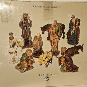 Department 56 Renaissance Nativity Scene